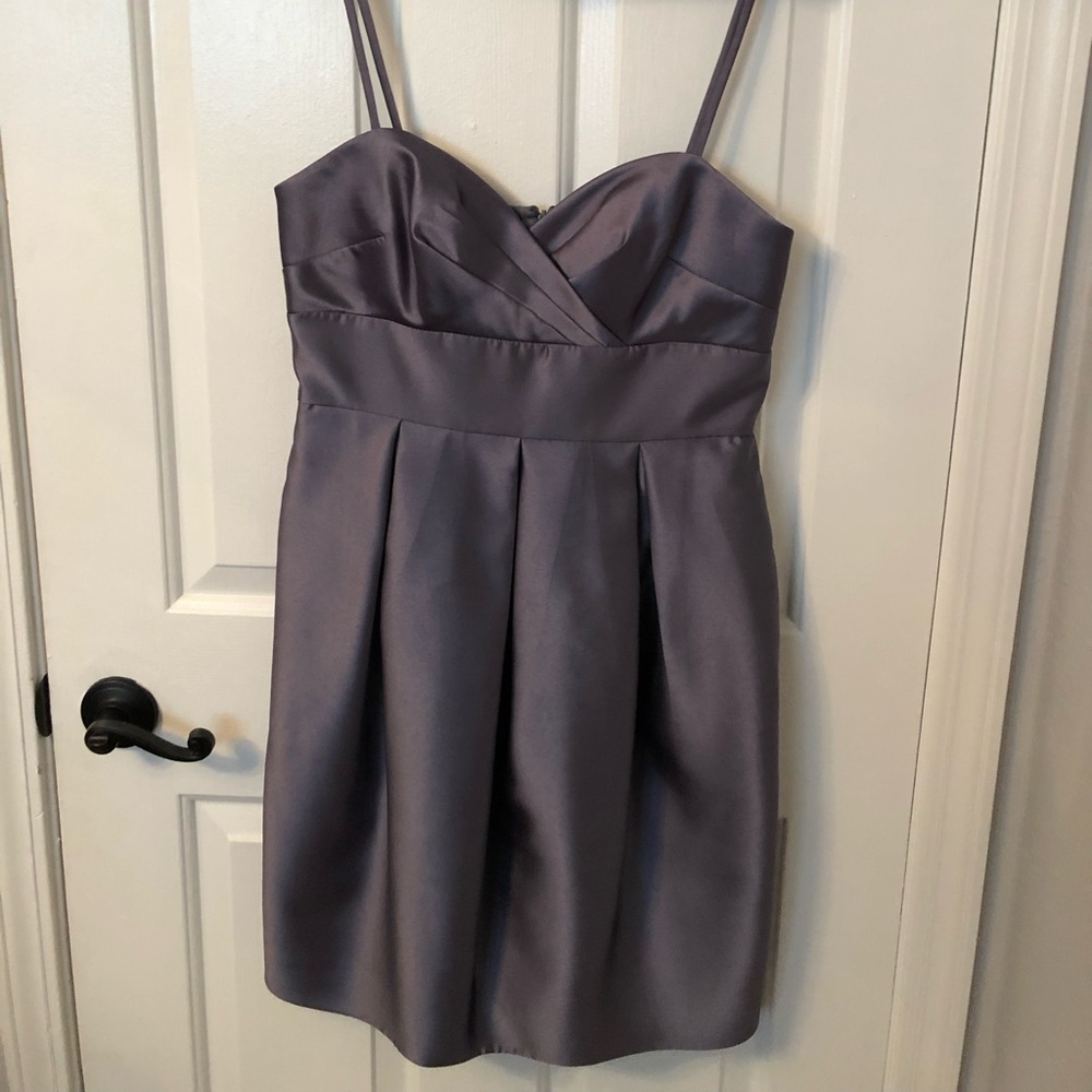 Grey mid dress . Eliza J New York .